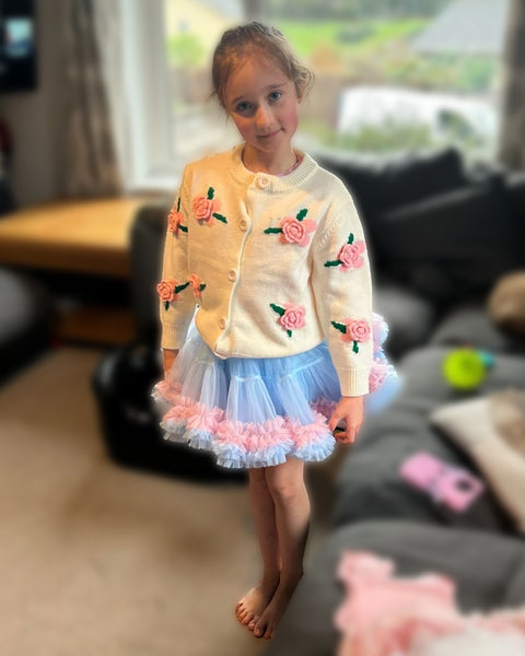 Blue and Pink Tutu Skirt
