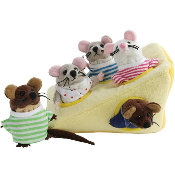 Mouse Family in Cheese – Hide-Aways Toy