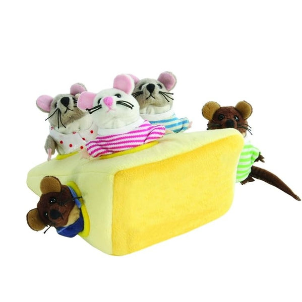 Mouse Family in Cheese – Hide-Aways Toy
