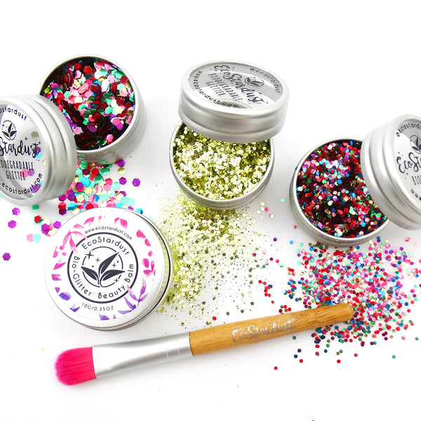 Pride Rainbow Glitter Trio Set