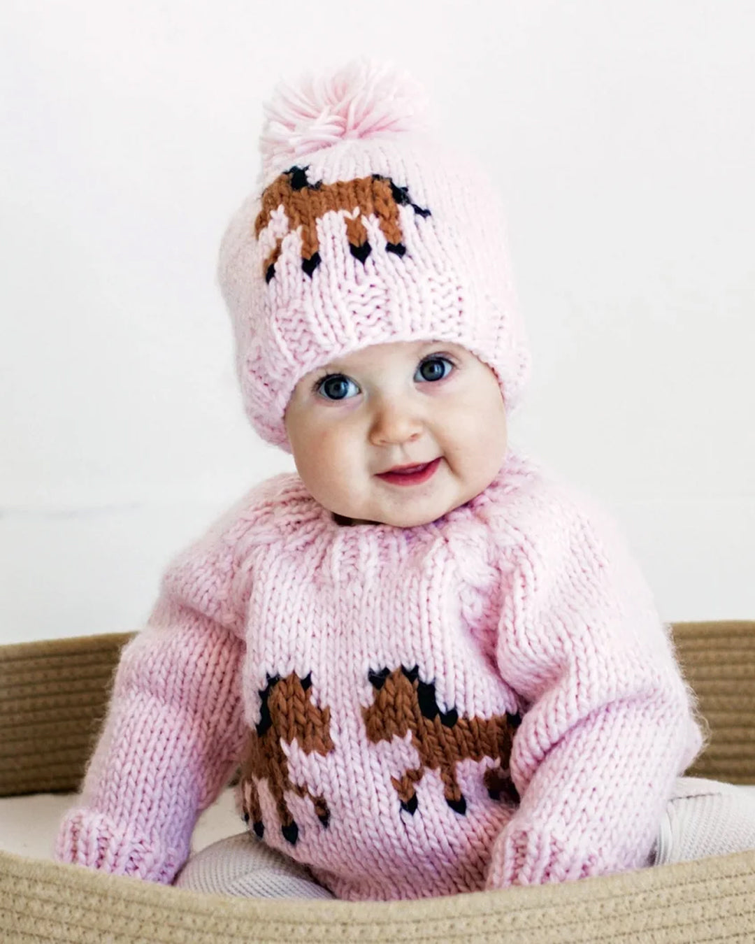 Huggalugs Pink Pony Jumper