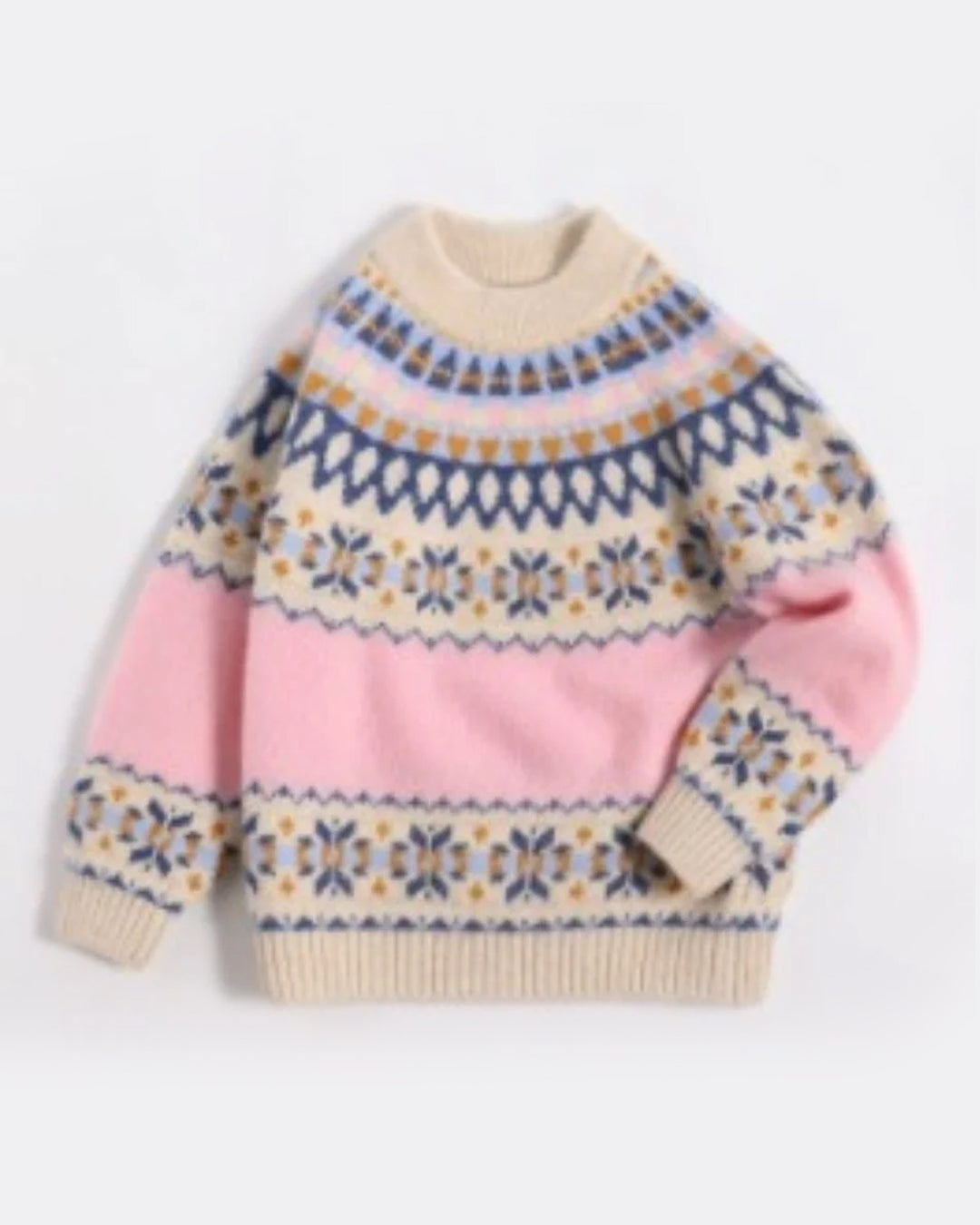 Pink Fairisle Jumper