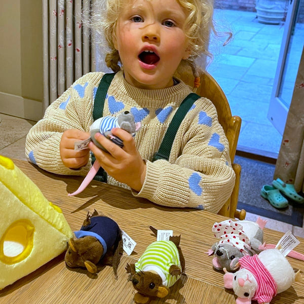 Mouse Family in Cheese – Hide-Aways Toy