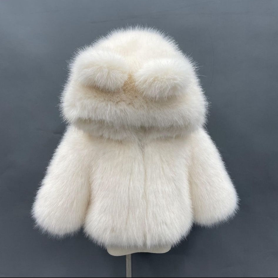 White Coat with Ears