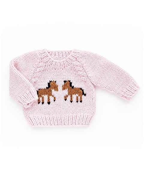 Huggalugs Pink Pony Jumper