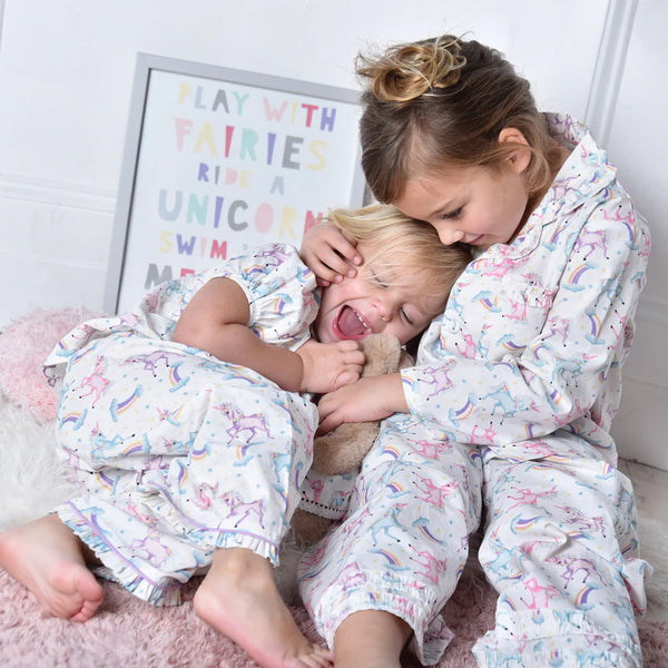 Unicorn Long Sleeved Cotton Pyjamas